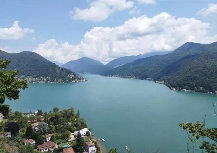 Rifugio Sul Lago Di Lugano A Порто-Черезіо Екстер'єр фото